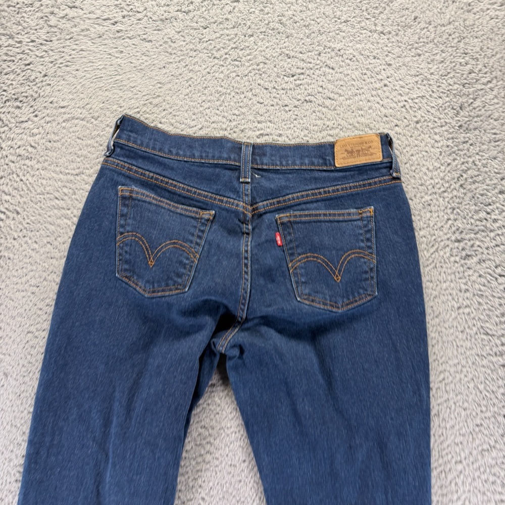 Levi's 515 Jeans Womens 6 Blue Cotton Denim Bootcut Leg Workwear Travel Stretch - Picture 6 of 11